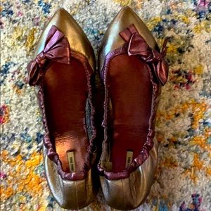 Miu Miu Adorable Bow Flats